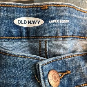 Old Navy Super Skinny Blue Jeans